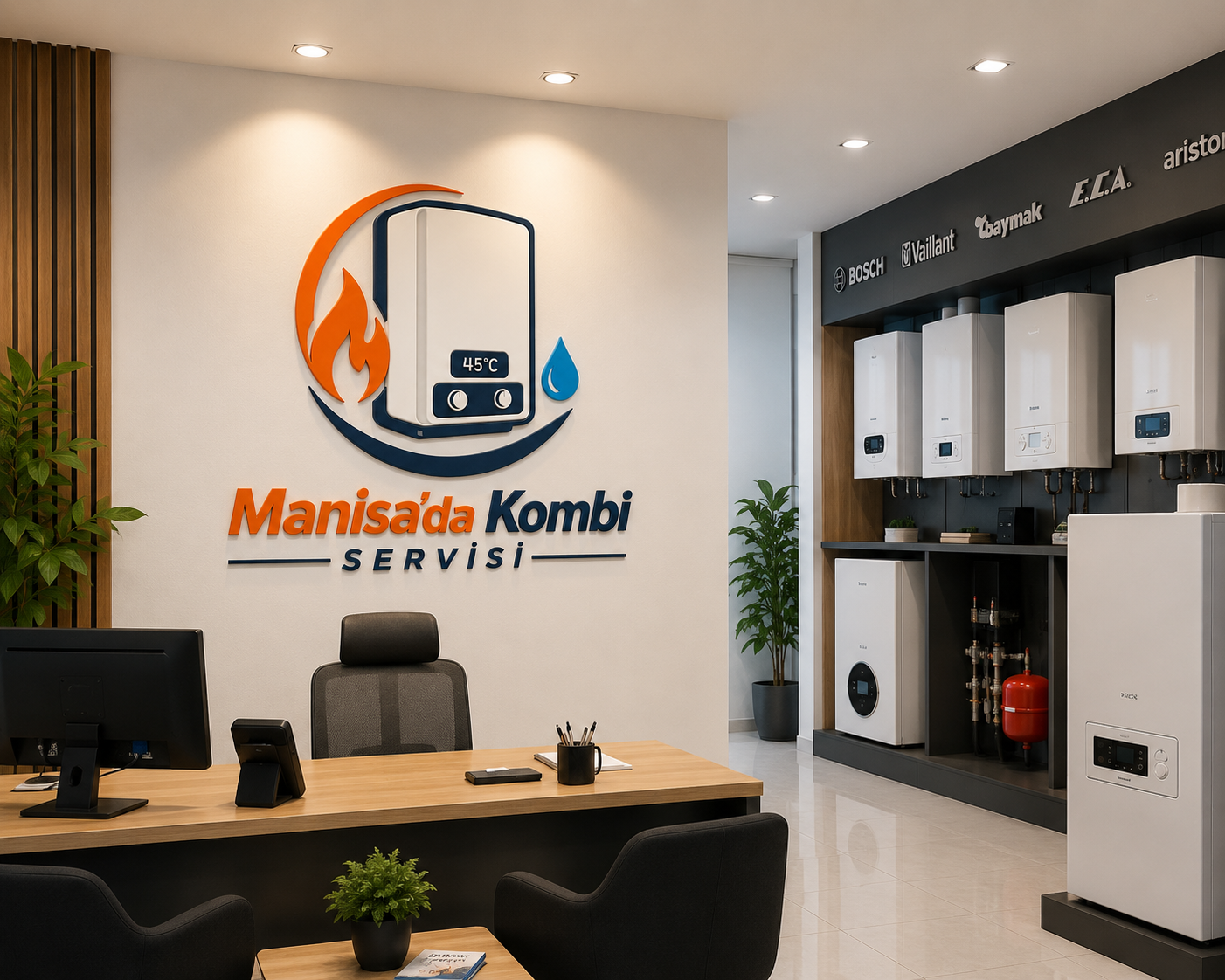 Manisa'da Kombi Servisi ofisi ve kombi markaları